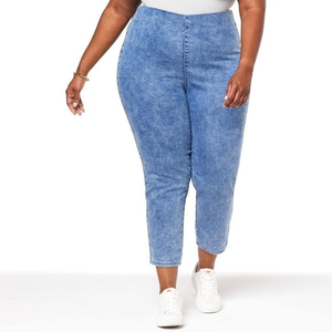 G by Giuliana Jegging Women's Size 22W Blue Denim Crop Stretch 3/$25